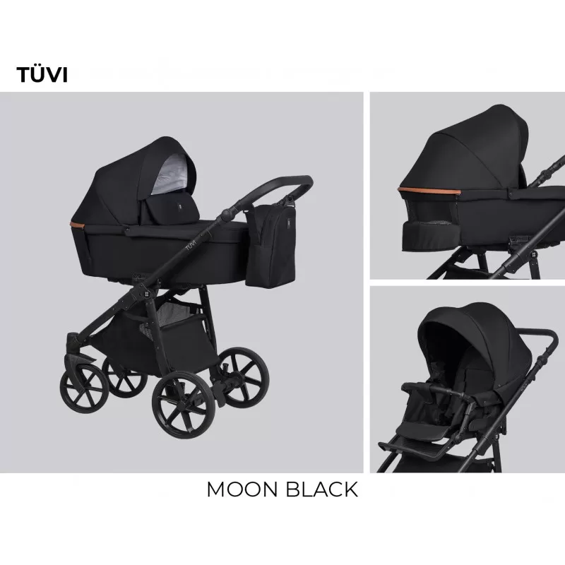 Dada Prams Tuvi Moon Black 3u1 