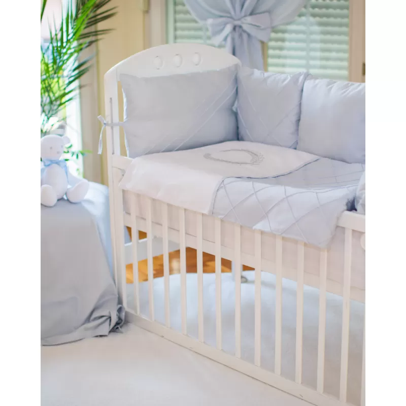 Posteljina Saten Blue 